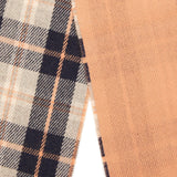 tartan scarf co coral bannockbane scarf close up