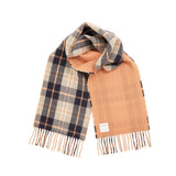 tartan scarf co coral bannockbane scarf