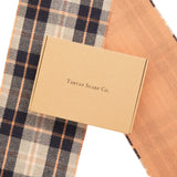 tartan scarf co coral bannockbane scarf with box