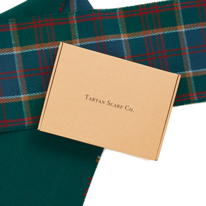 the Thomas Boyd tartan scarf co with box