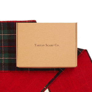 tartan scarf co spicy Mackenzie scarf with box